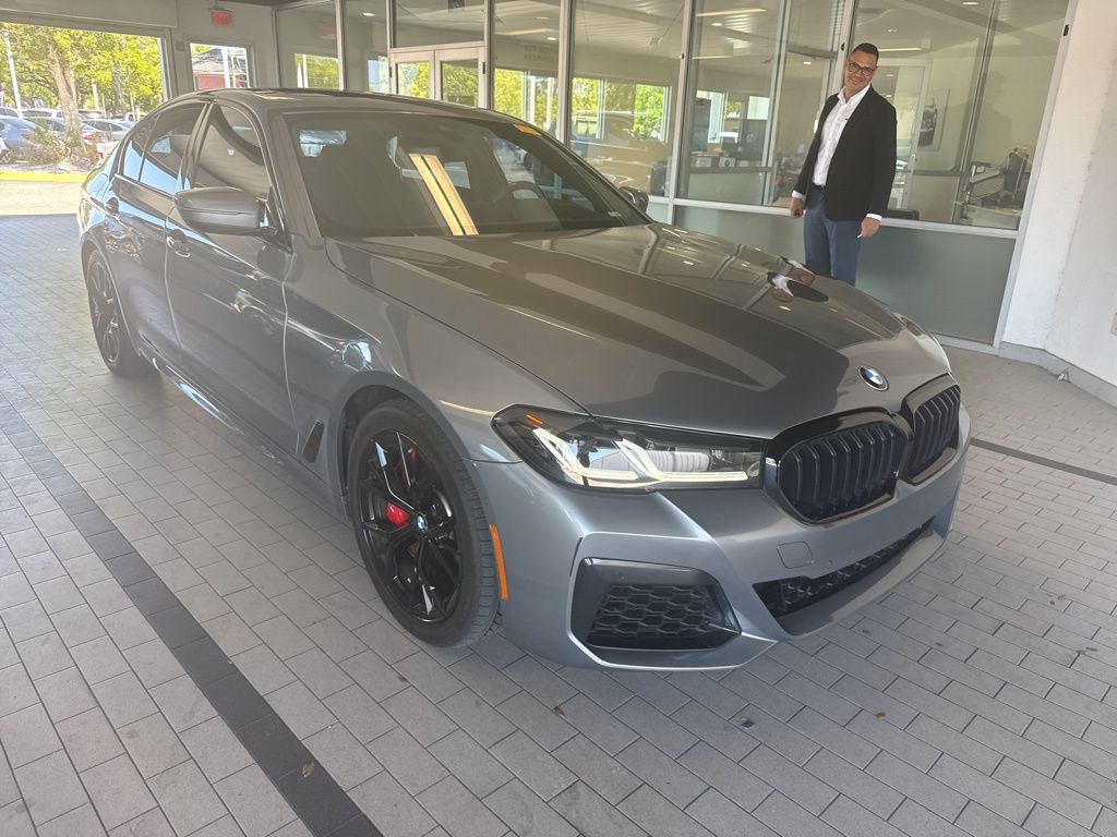 Skyscraper Gray Metallic 2023 BMW 5 Series 540i xDrive AWD Sedan All-Wheel Drive 8-Speed Automatic