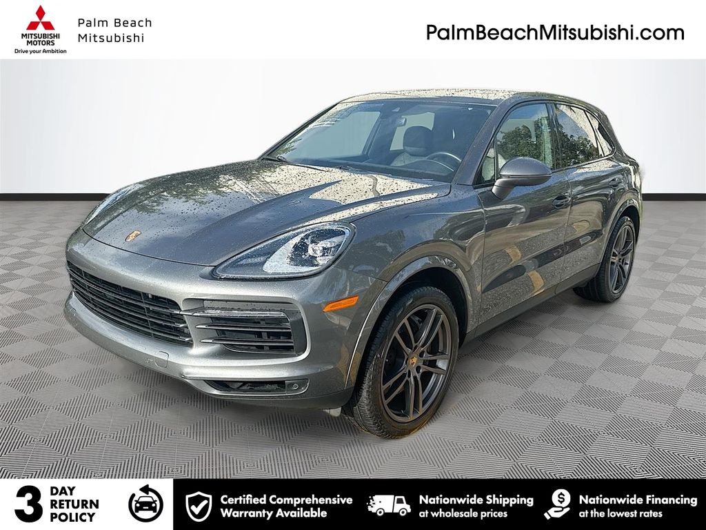 Gray 2021 Porsche Cayenne AWD SUV / Crossover All-Wheel Drive 8-Speed Automatic
