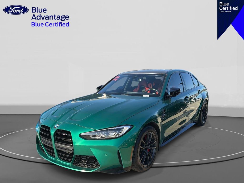 Isle of Man Green Metallic 2024 BMW M3 Sedan Rear-Wheel Drive 6-Speed Manual