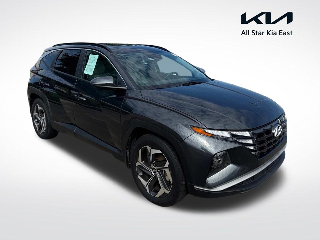 Portofino Gray 2023 Hyundai Tucson SUV / Crossover Front-Wheel Drive 8-Speed Automatic