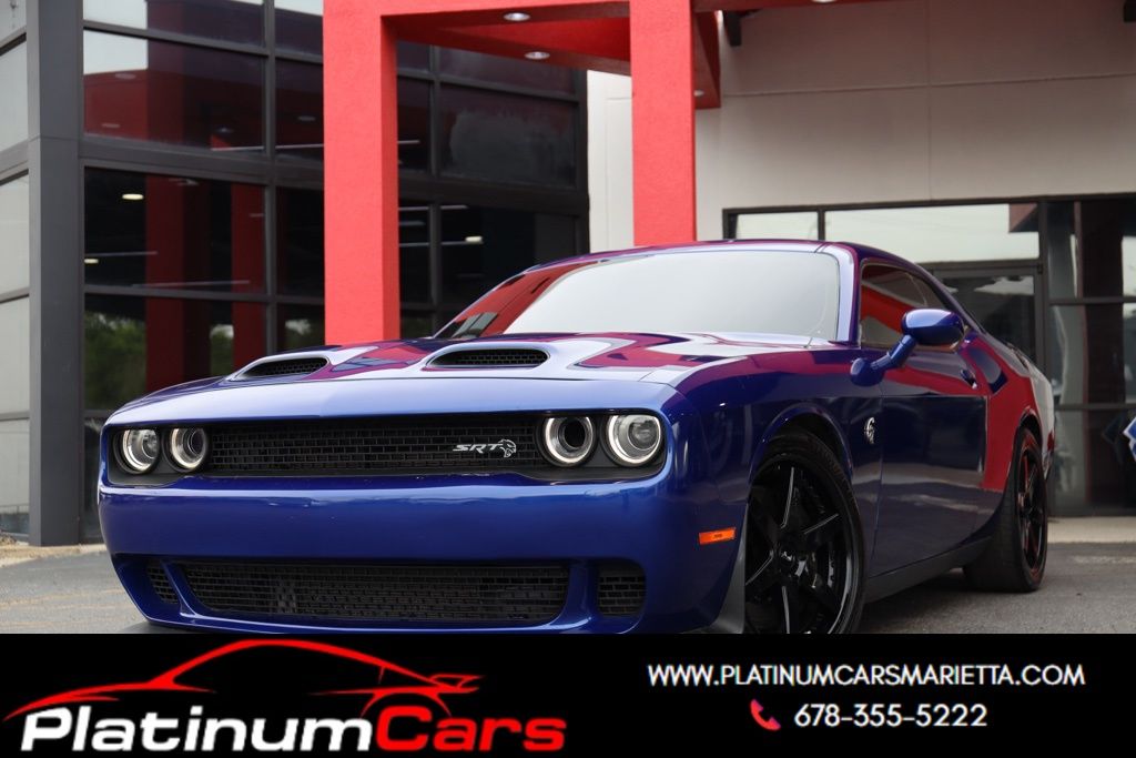 Indigo Blue 2020 Dodge Challenger SRT Hellcat RWD Coupe Rear-Wheel Drive 8-Speed Automatic