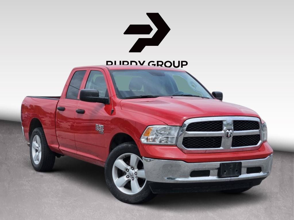 Flame Red Clearcoat 2024 RAM 1500 Pickup Truck Four-Wheel Drive 8-Speed Automatic