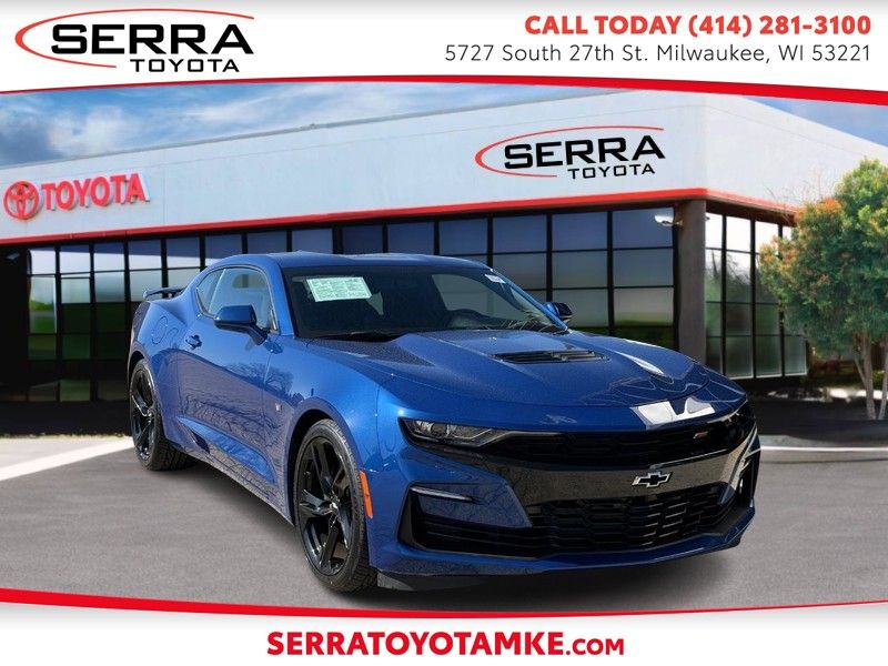 Riverside Blue Metallic 2019 Chevrolet Camaro 1SS Coupe RWD Coupe Rear-Wheel Drive 6-Speed Manual