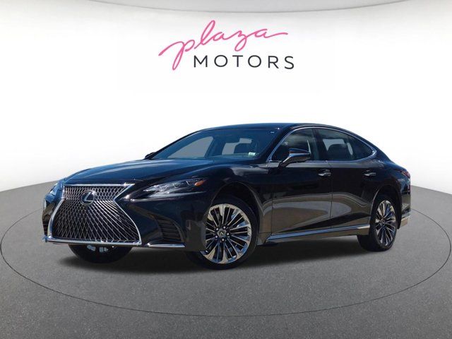 Black (Obsidian) 2018 Lexus LS Sedan All-Wheel Drive Automatic