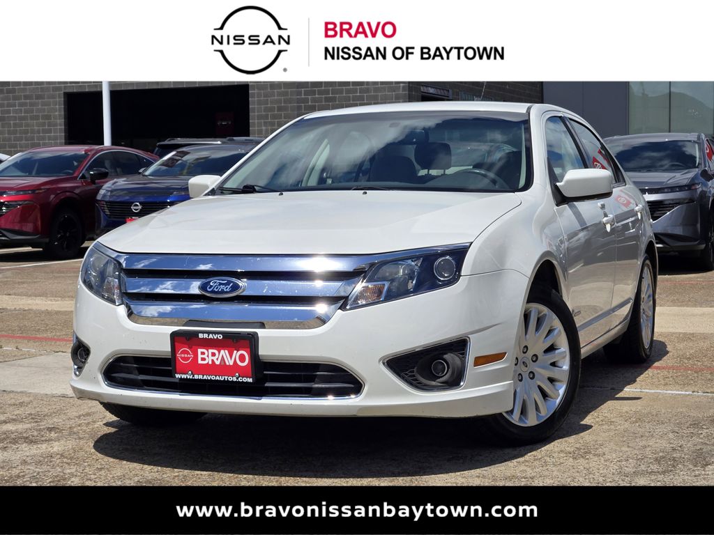 2012 Ford Fusion Hybrid Base White at Shottenkirk Kia Fort Bend