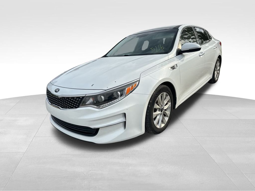 2016 Snow White Pearl Kia Optima EX FWD Sedan