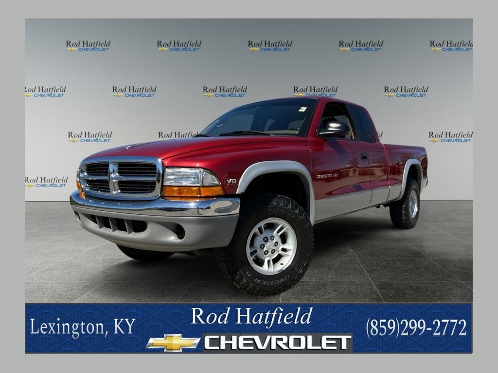 Flame Red Clear Coat 1998 Dodge Dakota SLT Club Cab 4WD Pickup Truck Four-Wheel Drive 4-Speed Automatic