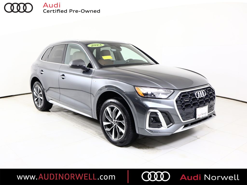 Daytona Gray Pearl Effect 2023 Audi Q5 quattro Premium S Line 45 TFSI SUV / Crossover All-Wheel Drive 7-Speed Automatic