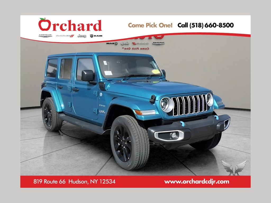 Bikini Pearl Coat 2024 Jeep Wrangler 4xe Sahara 4WD SUV / Crossover Four-Wheel Drive 8-Speed Automatic
