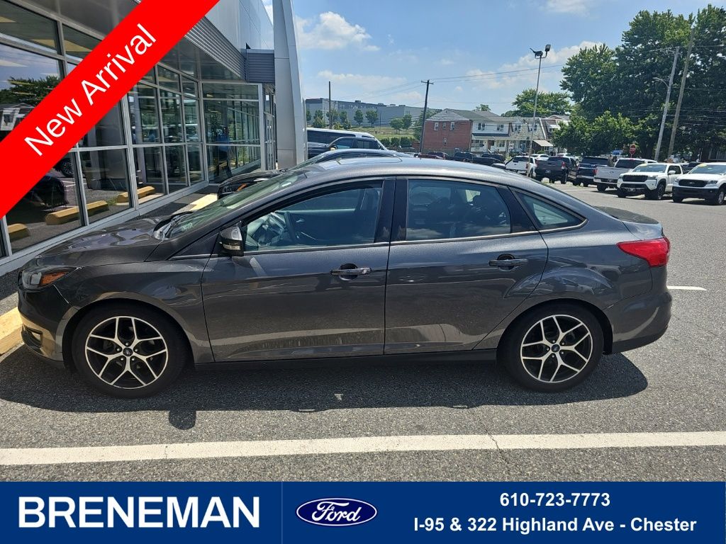 Gray (Magnetic) 2018 Ford Focus Sedan Front-Wheel Drive 6-Speed Automatic