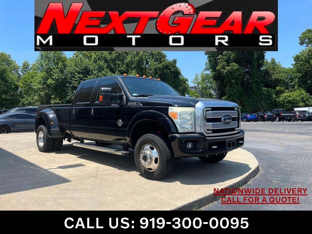 Shadow Black 2016 Ford F-350 Super Duty Platinum Crew Cab LB DRW 4WD Pickup Truck Four-Wheel Drive 6-Speed Automatic