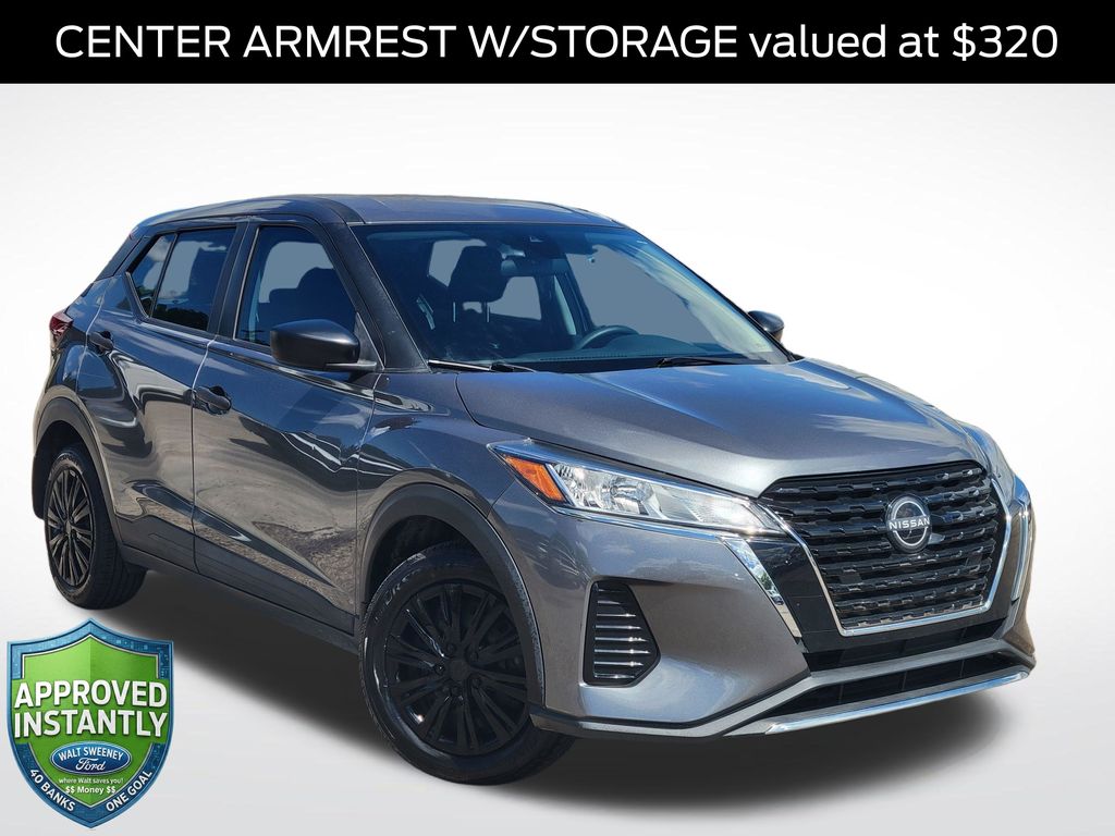 Gray (Gun Metallic) 2022 Nissan Kicks SUV / Crossover Front-Wheel Drive Continuously Variable Transmission