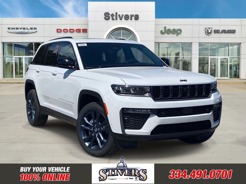 Bright White Clearcoat 2026 Jeep Grand Cherokee SUV / Crossover Four-Wheel Drive 8-Speed Automatic