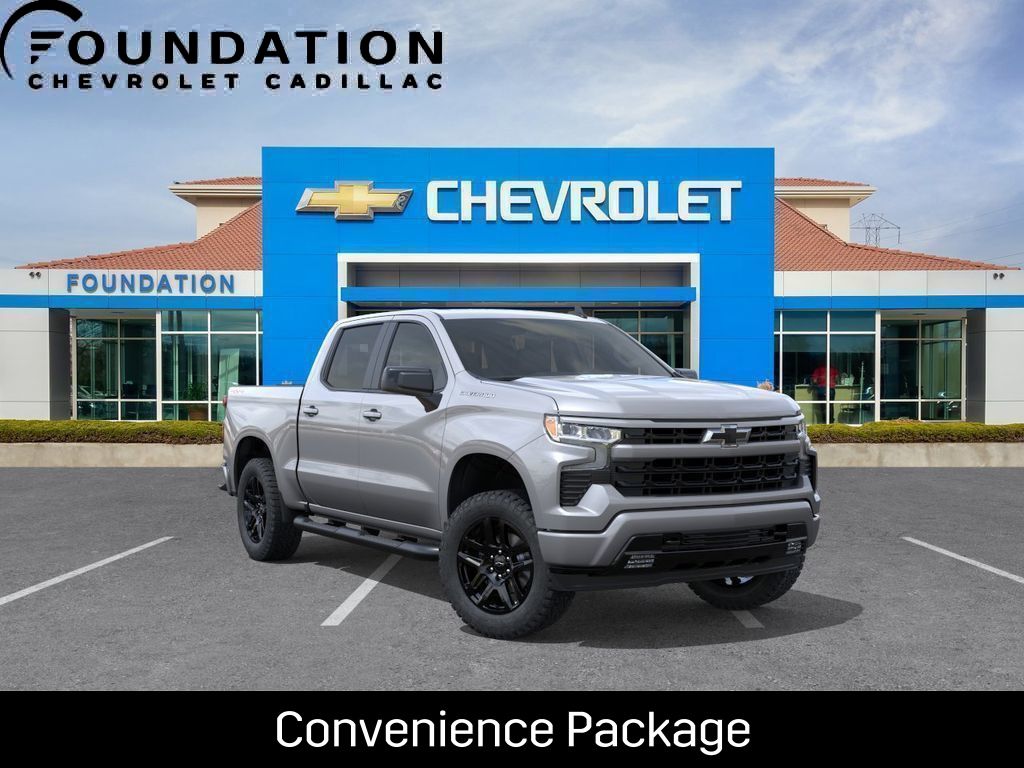 Sterling Gray Metallic 2026 Chevrolet Silverado 1500 Pickup Truck Four-Wheel Drive 8-Speed Automatic
