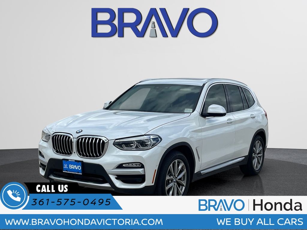 White Metallic 2019 BMW X3 xDrive30i AWD SUV / Crossover All-Wheel Drive 8-Speed Automatic