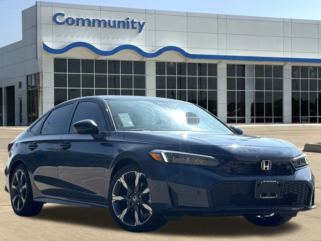 2026 Honda Civic Hybrid Sport Touring Blue at Community Honda