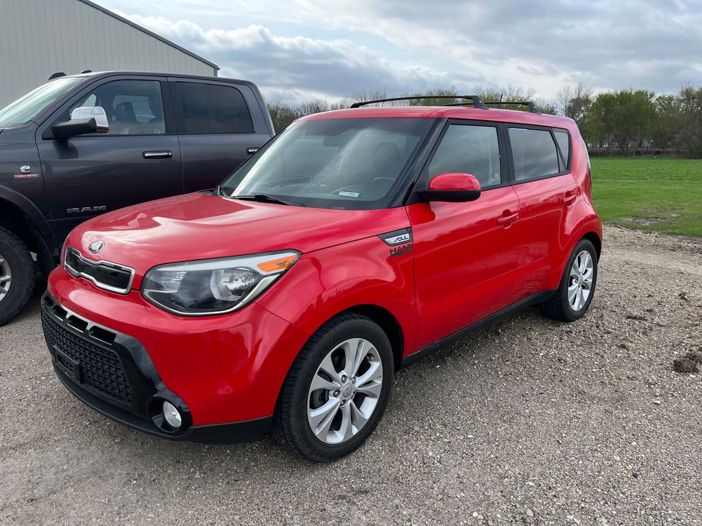 Inferno Red 2016 Kia Soul + Wagon Front-Wheel Drive 6-Speed Automatic