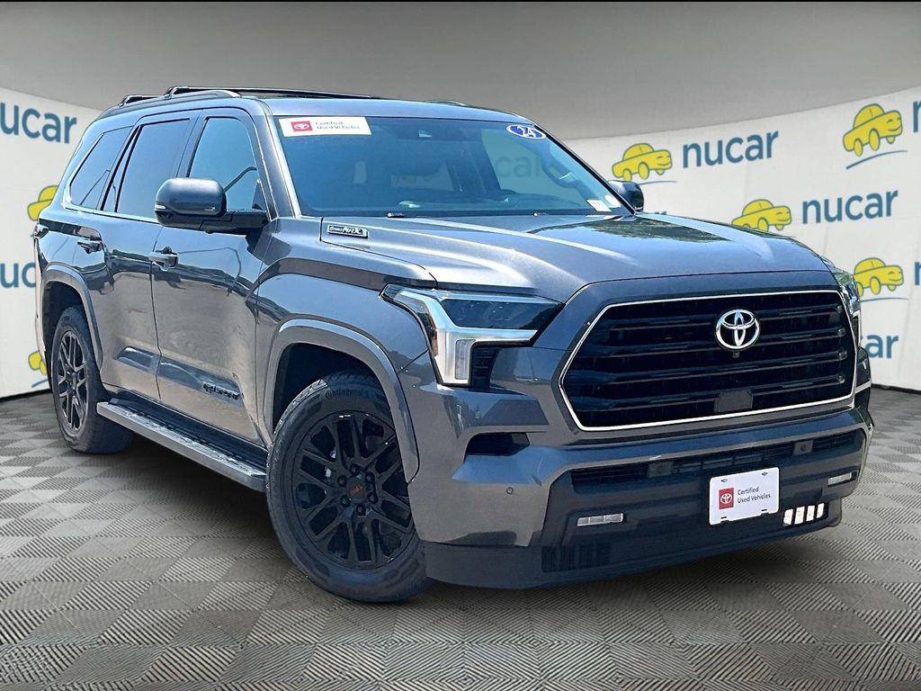 Gray 2024 Toyota Sequoia SUV / Crossover Four-Wheel Drive Automatic