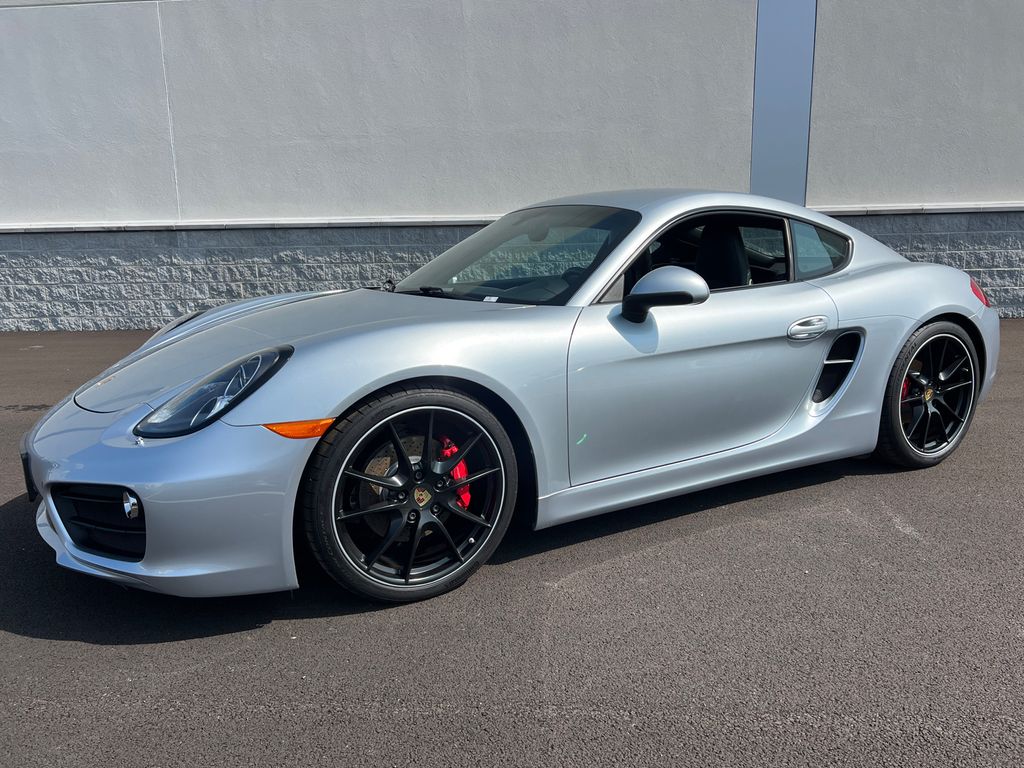 Rhodium Silver Metallic 2015 Porsche Cayman Coupe Rear-Wheel Drive 7-Speed Automatic