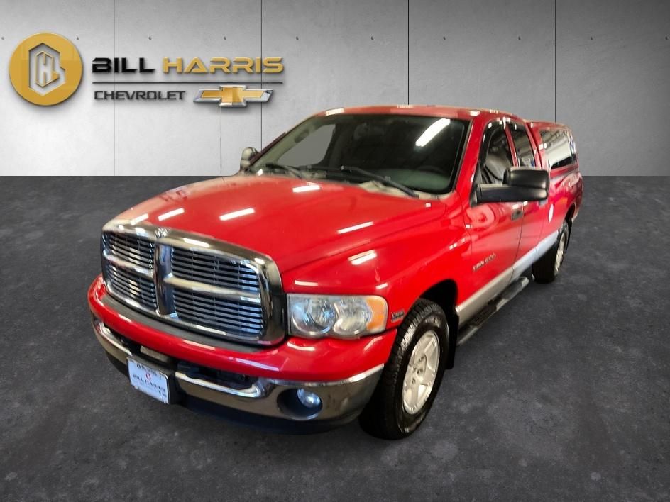 Flame Red 2005 Dodge RAM 1500 Pickup Truck Rear-Wheel Drive 5-Speed Automatic