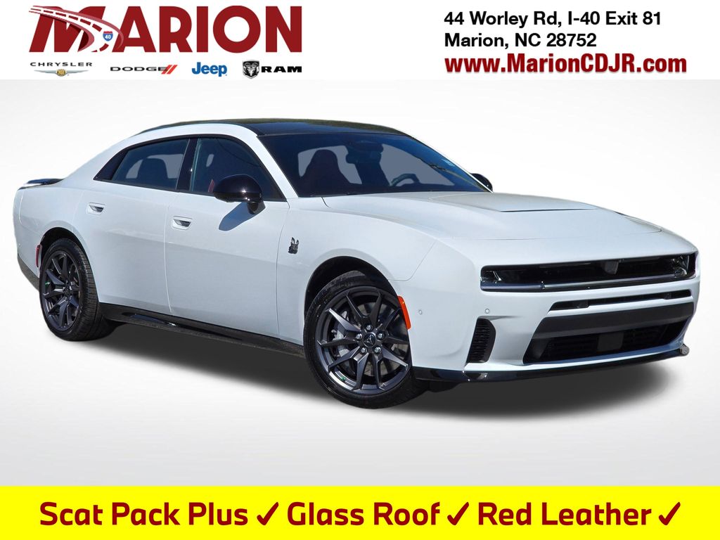 Bright White Clearcoat 2026 Dodge Charger Sedan All-Wheel Drive 8-Speed Automatic