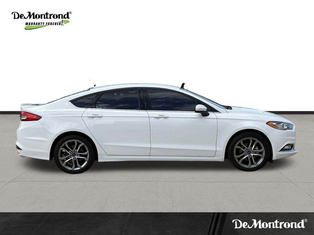 2017 Ford Fusion SE White at Parkway Family Mazda