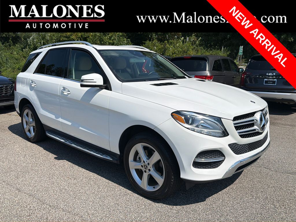Polar White 2018 Mercedes-Benz GLE SUV / Crossover Rear-Wheel Drive 7-Speed Automatic