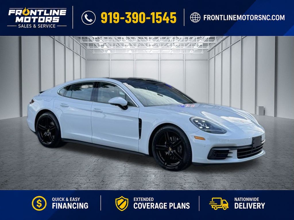White 2018 Porsche Panamera Sedan Rear-Wheel Drive 8-Speed Automatic