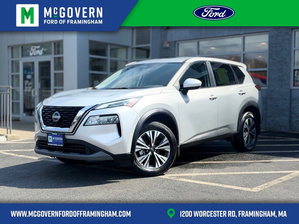 Brilliant Silver Metallic 2023 Nissan Rogue SUV / Crossover All-Wheel Drive Continuously Variable Transmission