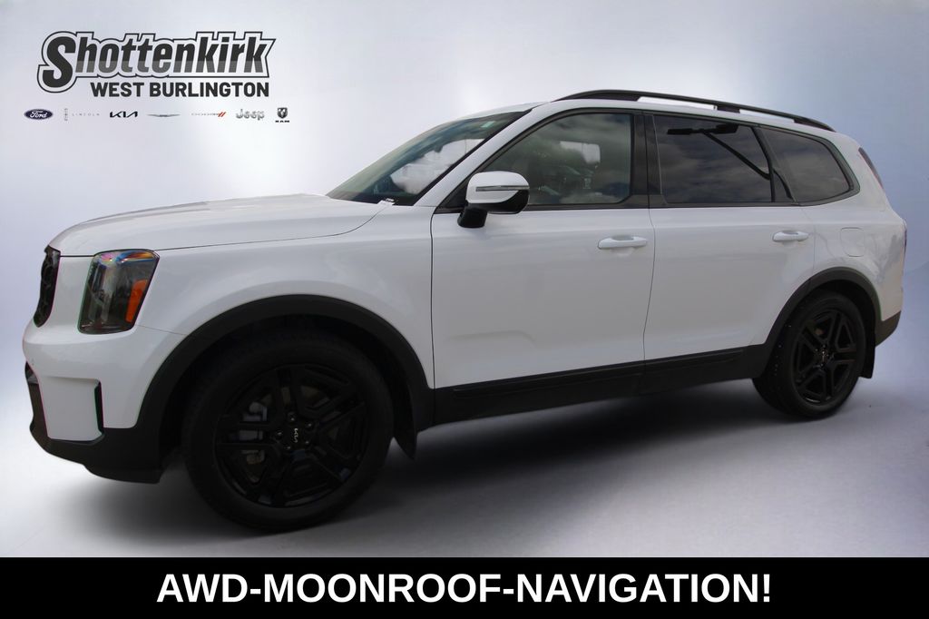 Glacial White Pearl 2024 Kia Telluride SUV / Crossover All-Wheel Drive 8-Speed Automatic
