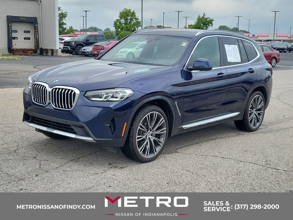 Blue 2023 BMW X3 SUV / Crossover All-Wheel Drive 8-Speed Automatic