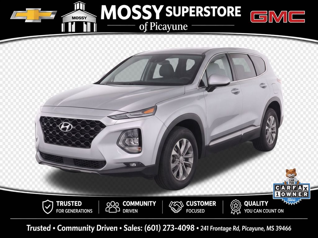 Shimmering Silver Pearl 2020 Hyundai Santa Fe SUV / Crossover Front-Wheel Drive 8-Speed Automatic
