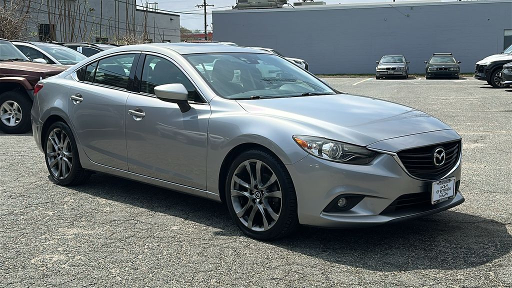 Liquid Silver Metallic 2014 Mazda MAZDA6 i Grand Touring Sedan Front-Wheel Drive 6-Speed Automatic