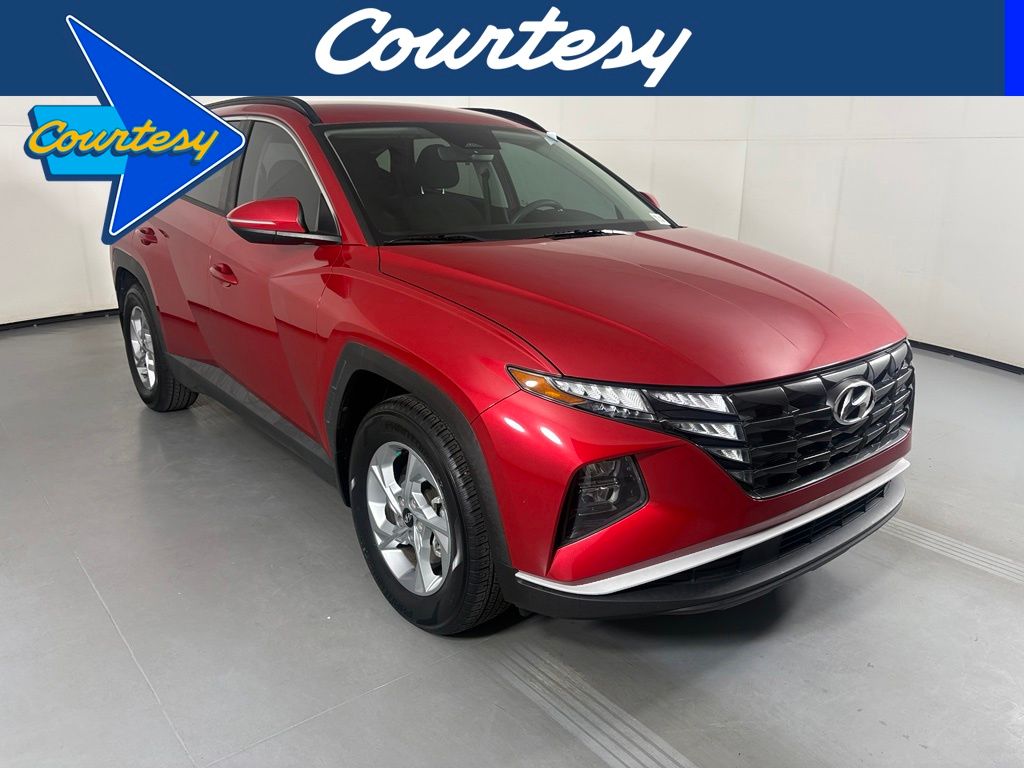 Calypso Red 2022 Hyundai Tucson SUV / Crossover Front-Wheel Drive 8-Speed Automatic
