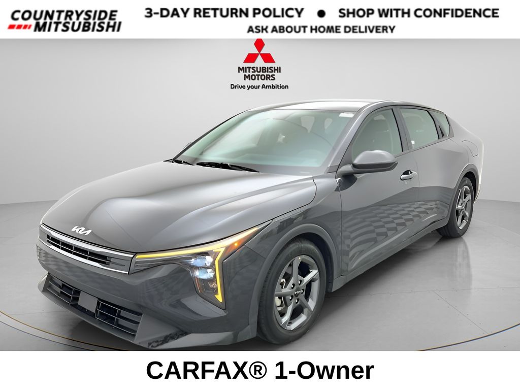 Interstellar Gray 2025 Kia K4 LXS FWD Sedan Front-Wheel Drive Continuously Variable Transmission