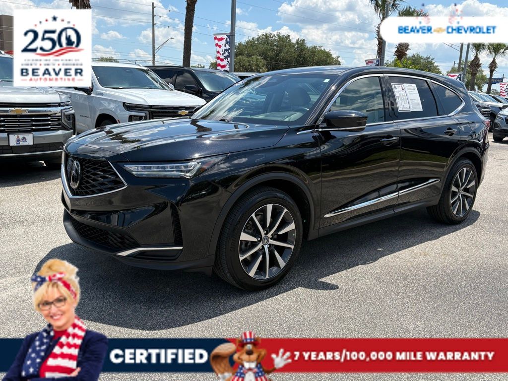 Black 2025 Acura MDX SUV / Crossover All-Wheel Drive Automatic