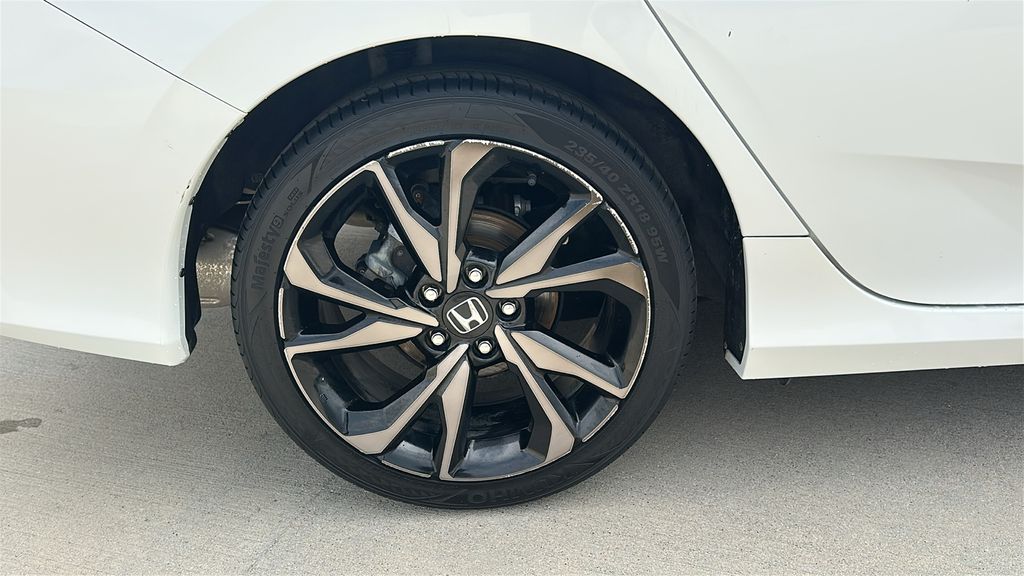 2019 Honda Civic Sport White at Joe Myers Mazda Kia