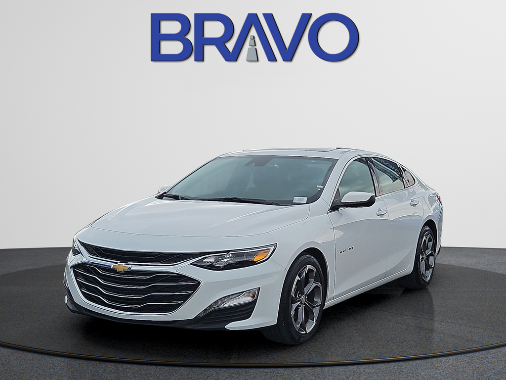 Summit White 2024 Chevrolet Malibu LT with 1LT FWD Sedan Front-Wheel Drive Continuously Variable Transmission