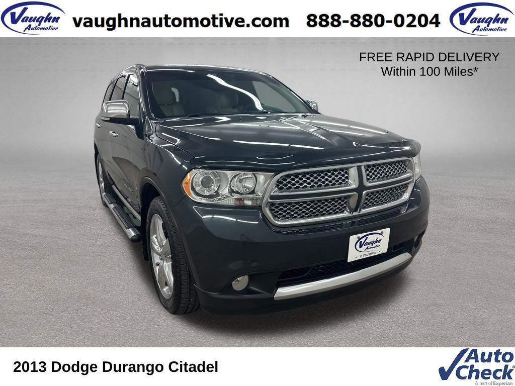 Gray (Maximum Steel Metallic Clearcoat) 2013 Dodge Durango Citadel RWD SUV / Crossover Rear-Wheel Drive 6-Speed Automatic