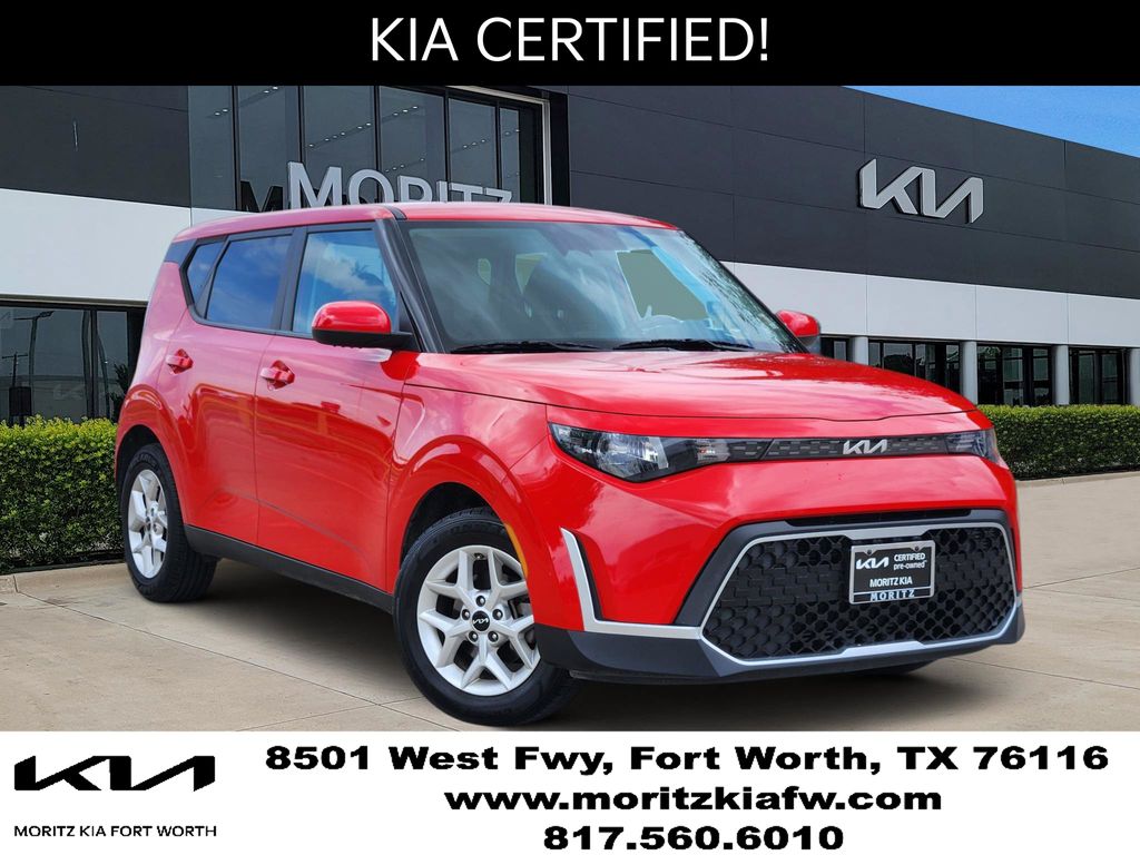 Inferno Red 2024 Kia Soul SUV / Crossover Front-Wheel Drive Continuously Variable Transmission