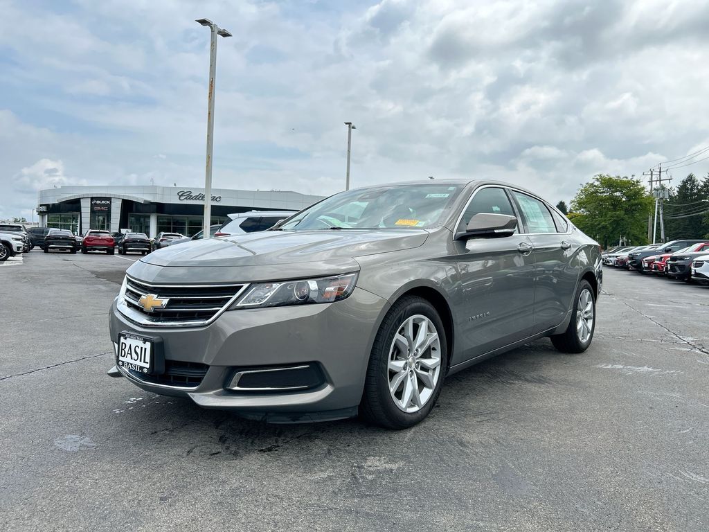 Pepperdust Metallic 2017 Chevrolet Impala Sedan Front-Wheel Drive 6-Speed Automatic Overdrive