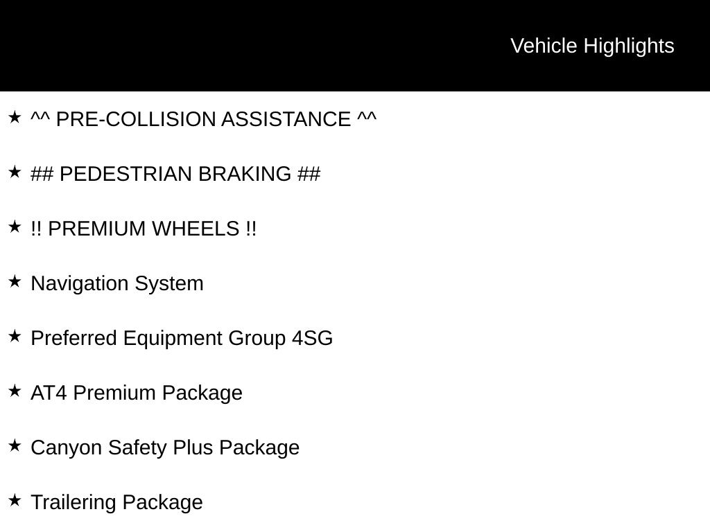 Used Car 2024 Gmc Canyon  At4 For Sale Under $50,000 In Taylor, Texas