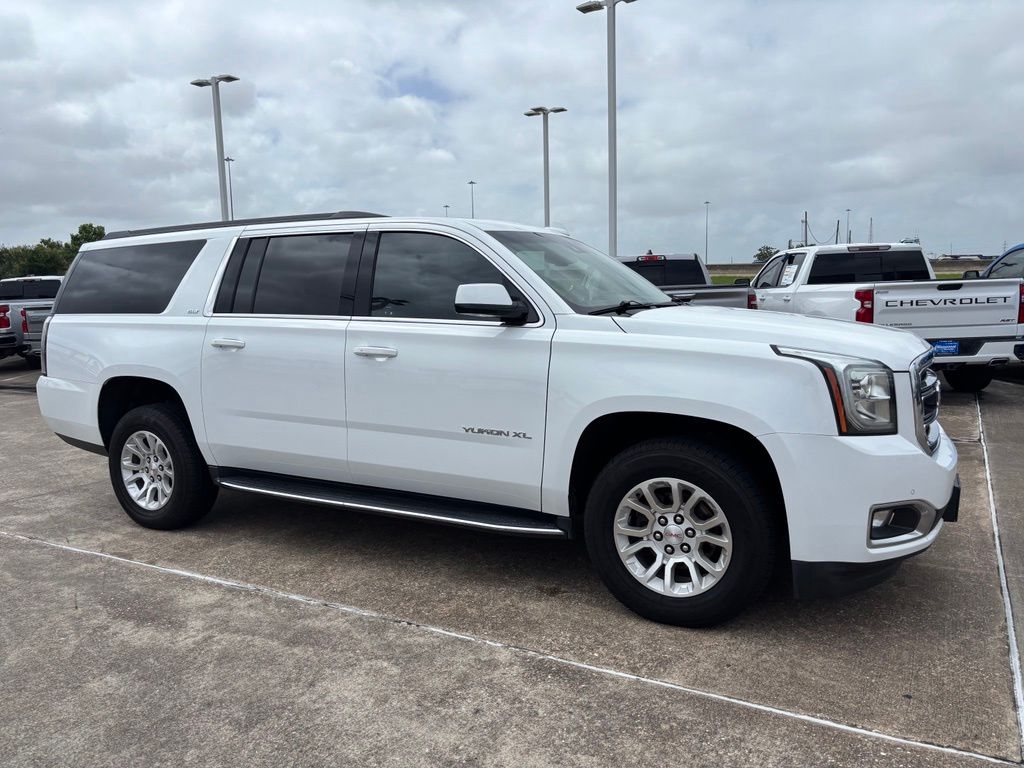 2019 GMC Yukon XL SLT White at Shottenkirk Kia Fort Bend