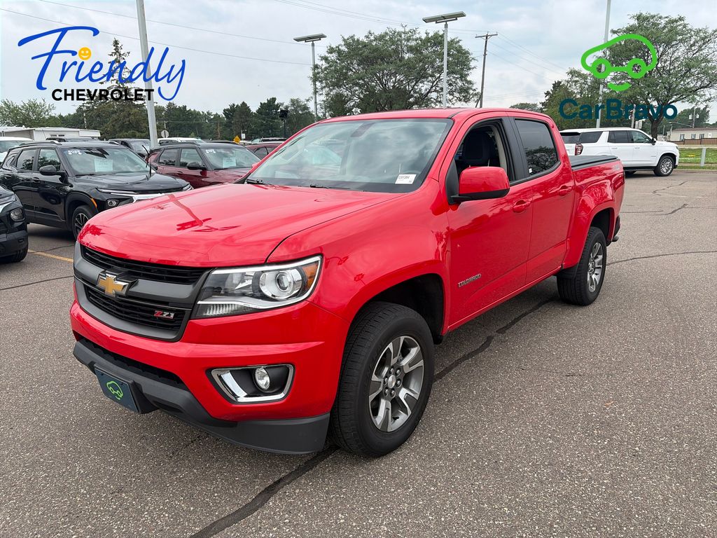 Red Hot 2017 Chevrolet Colorado Pickup Truck Four-Wheel Drive 8-Speed Automatic