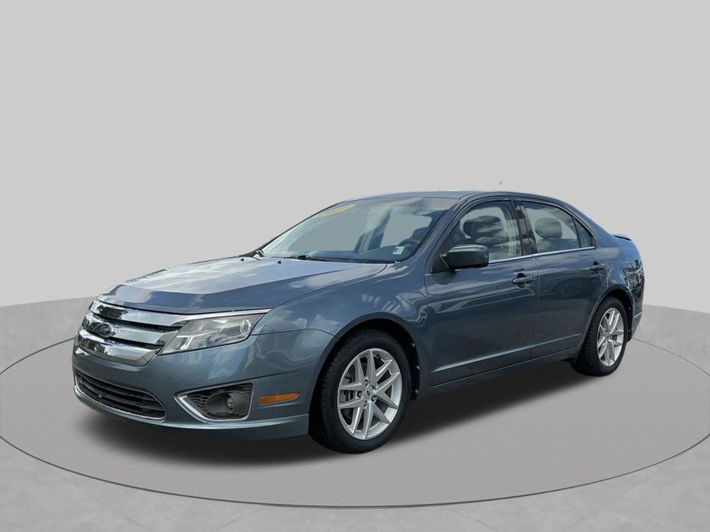 Gray (Steel Blue Metallic) 2011 Ford Fusion Sedan Front-Wheel Drive 6-Speed Automatic
