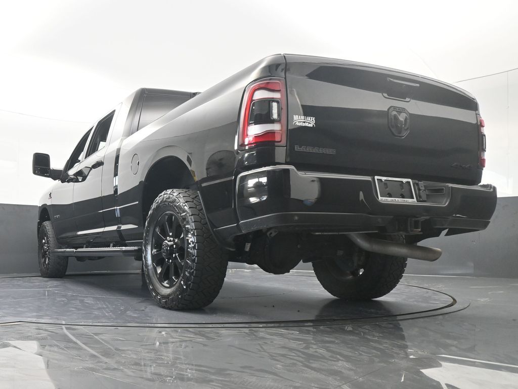 Used 2024 Diamond Black Crystal Pearlcoat Ram Laramie image 73