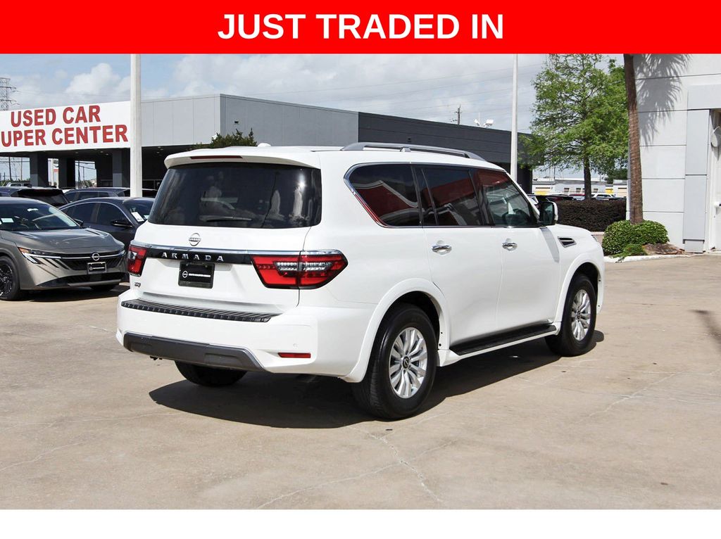 2024 Nissan Armada SV White at DeMontrond Ford