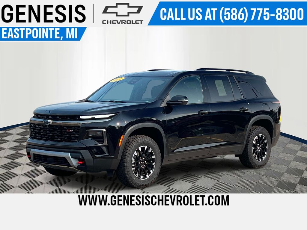 Mosaic Black Metallic 2024 Chevrolet Traverse SUV / Crossover Four-Wheel Drive 8-Speed Automatic