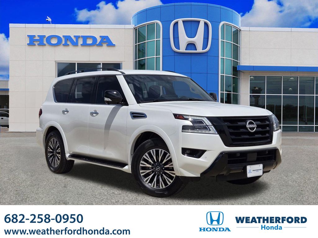 Aspen White Tricoat 2024 Nissan Armada SUV / Crossover 4X2 7-Speed Automatic
