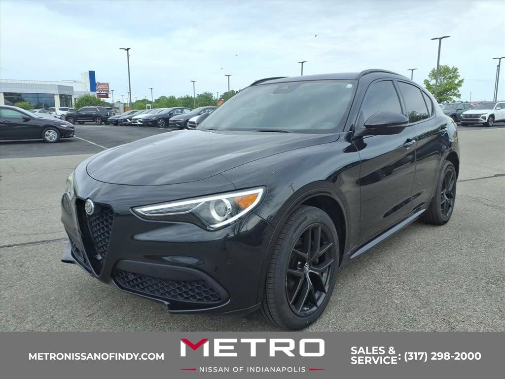 Vulcano Black Metallic 2020 Alfa Romeo Stelvio SUV / Crossover All-Wheel Drive 8-Speed Automatic